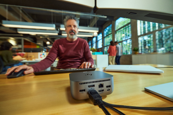 HP Thunderbolt 4 Ultra 280W G6 dock product in gebruik