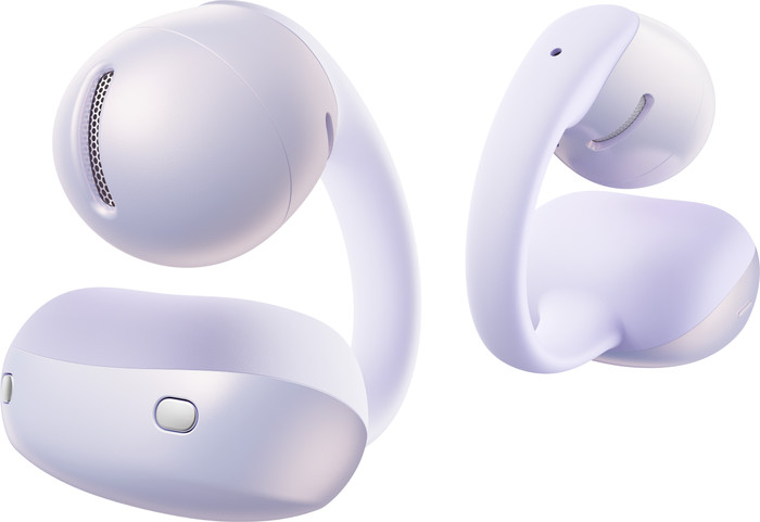 Shokz OpenDots Air Mauve côté gauche