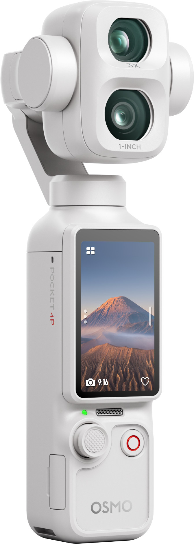 DJI Osmo Pocket 4P (Pro) Creator Combo Blanc côté droit