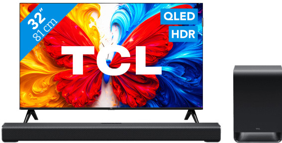 TCL QLED 32" S5L (2026) + TCL S60K Main Image