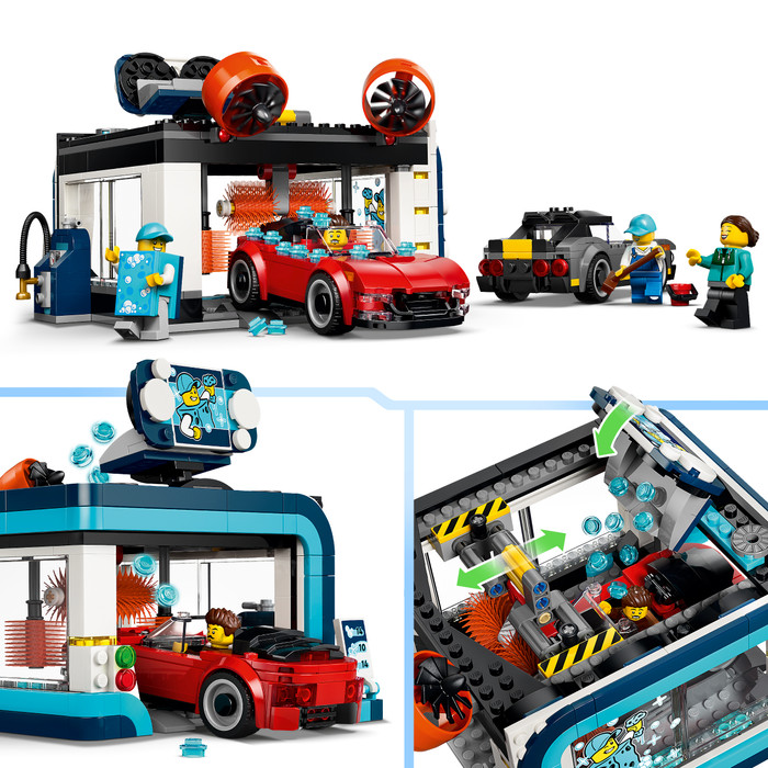 LEGO City - La Station de Lavage Automatique 60497 détail