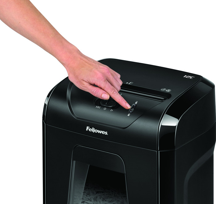 Fellowes Powershred 12C product in gebruik