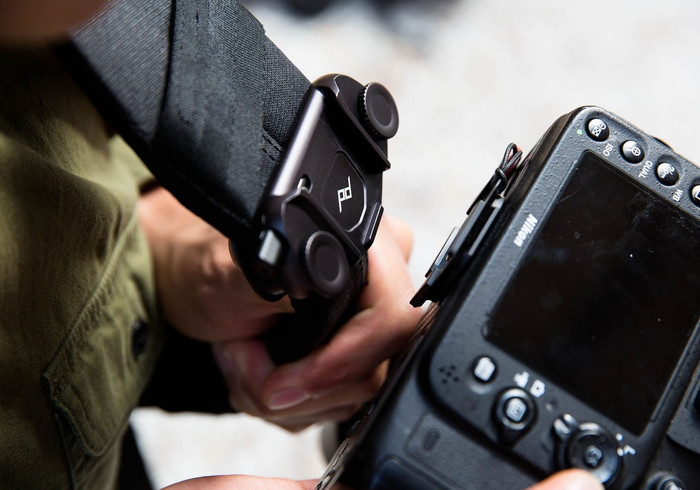 Peak Design Capture Camera Clip Black product in use