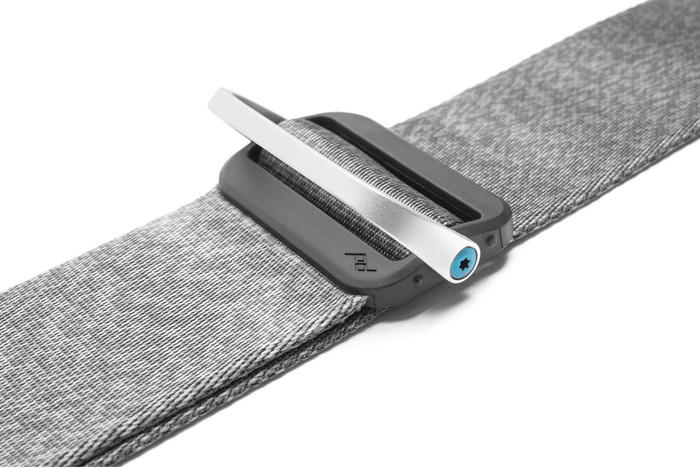 Peak Design Slide Lite (2e gen) Gris cendré détail