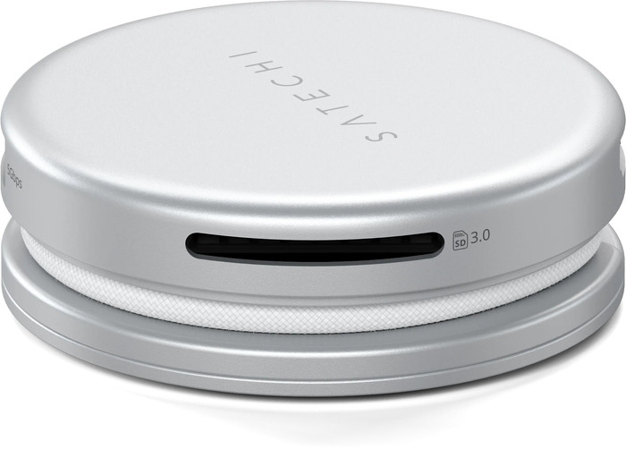 Satechi 5-in-1 OntheGo Multiport Argent arrière