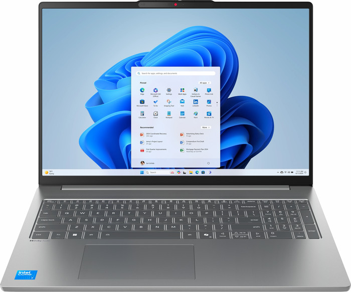 Lenovo IdeaPad Slim 5 16IRH10 83HS00BHMB Azerty voorkant