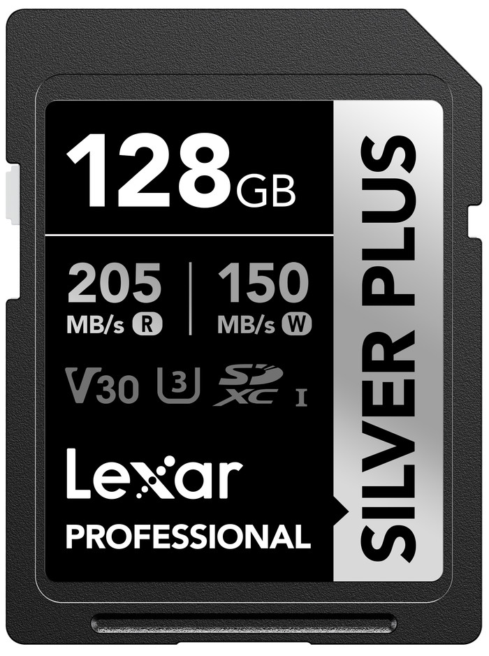 Lexar Professional SDXC Silver Plus 128GB 150MB/s Main Image