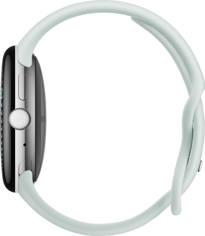Google Pixel Watch 5 Zilver 45mm linkerkant
