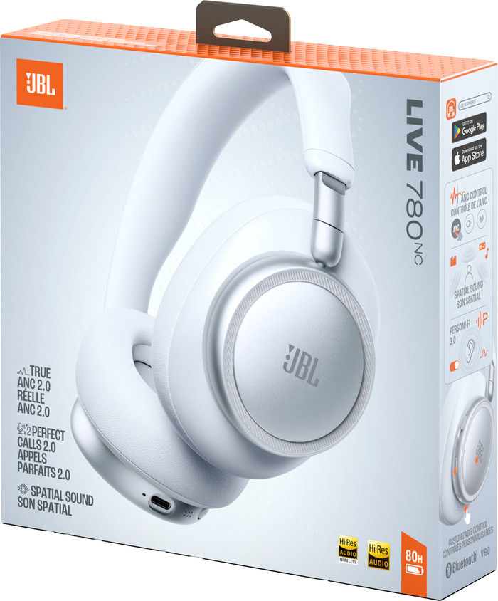 JBL Live 780NC Blanc emballage