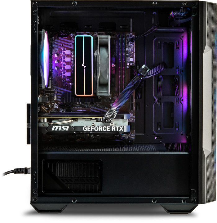 Cobalt x Powered by MSI - Tier 1 - RTX 5060 - Ryzen 7 5700X - 32GB - 1TB SSD linkerkant