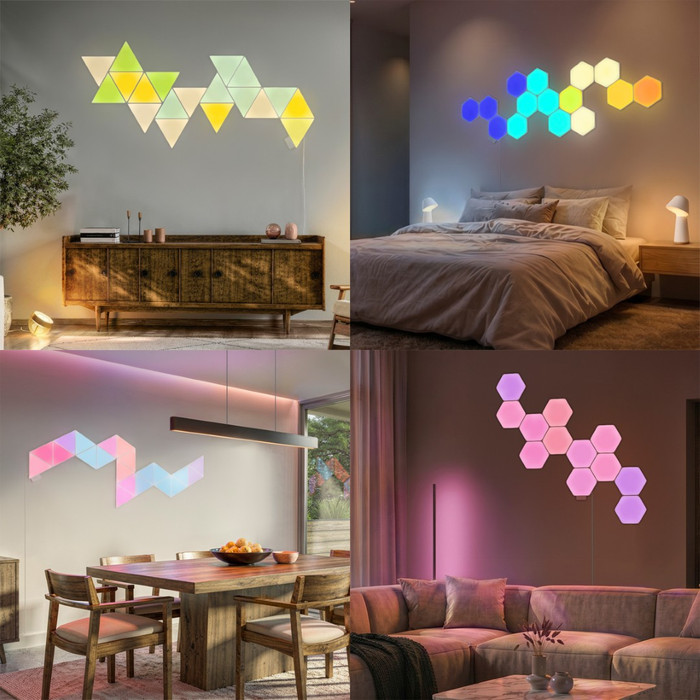 Philips Hue Nanoleaf Wall Module product in use