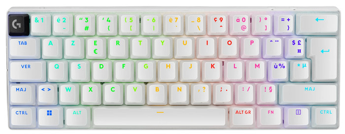 Logitech G PRO X 60 Mechanical Gaming Keyboard White AZERTY Main Image