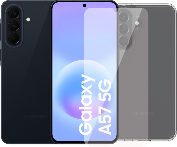 Samsung Galaxy A57 256 Go Bleu Foncé 5G + Pack d'Accessoires Main Image