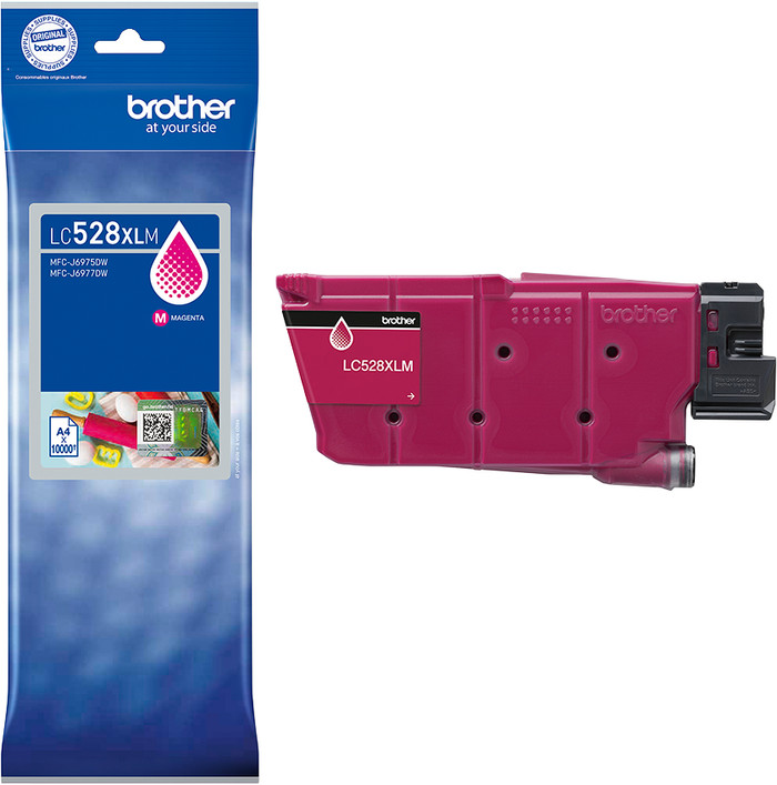 Brother LC-528 XL cartridge magenta verpakking