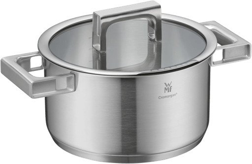 WMF Ultimate Cool Pannenset 5-delig + glazen deksel voorkant