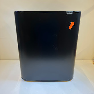 Brabantia Bo Touch Bin 2x 30L Matte Black 