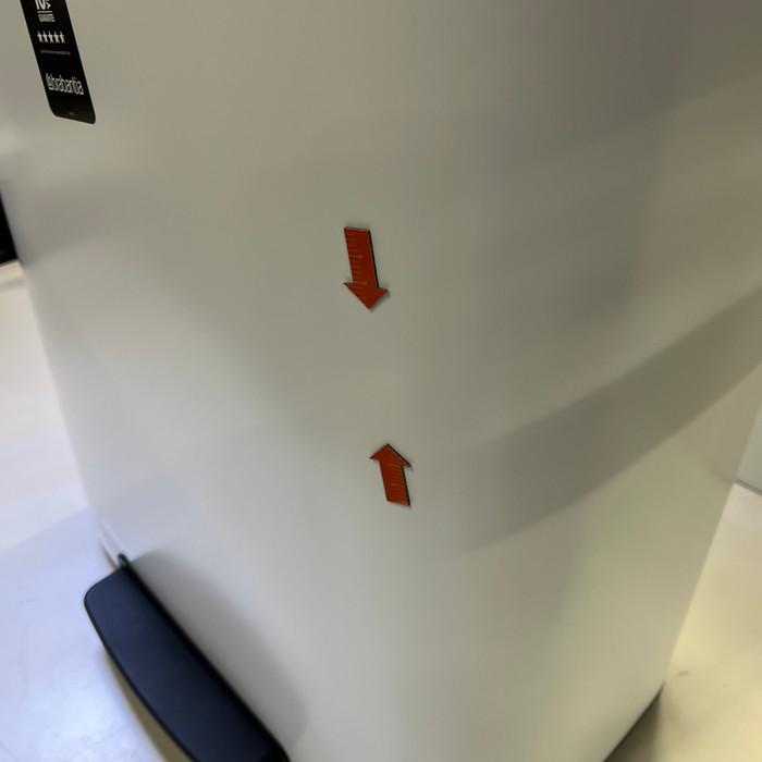 Brabantia Bo Pedal Bin 2x 30L White 