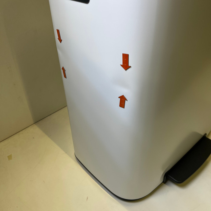 Brabantia Bo Pedal Bin 2x 30L White 