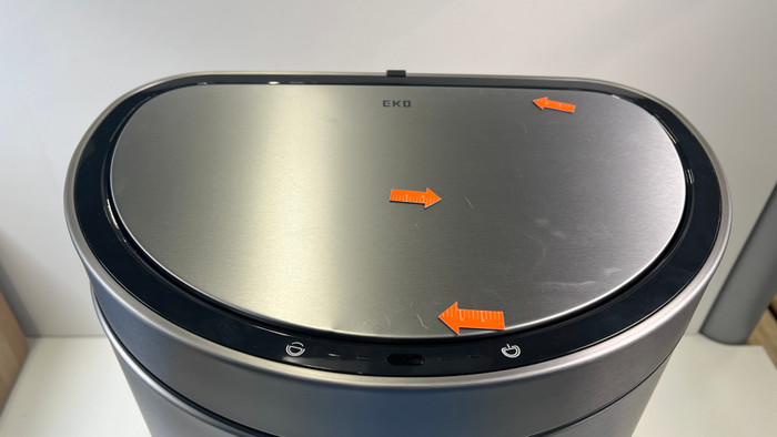 EKO Mirage X Sensor Semi-round 47L Matte Stainless Steel 