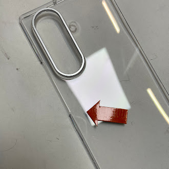 Samsung Galaxy Z Fold 7 Back Cover Transparant 