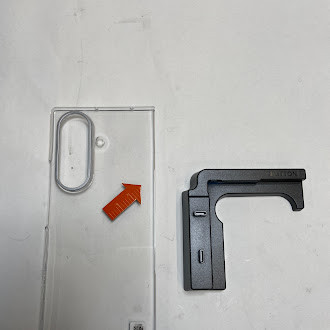 Samsung Galaxy Z Fold 7 Back Cover Transparant 