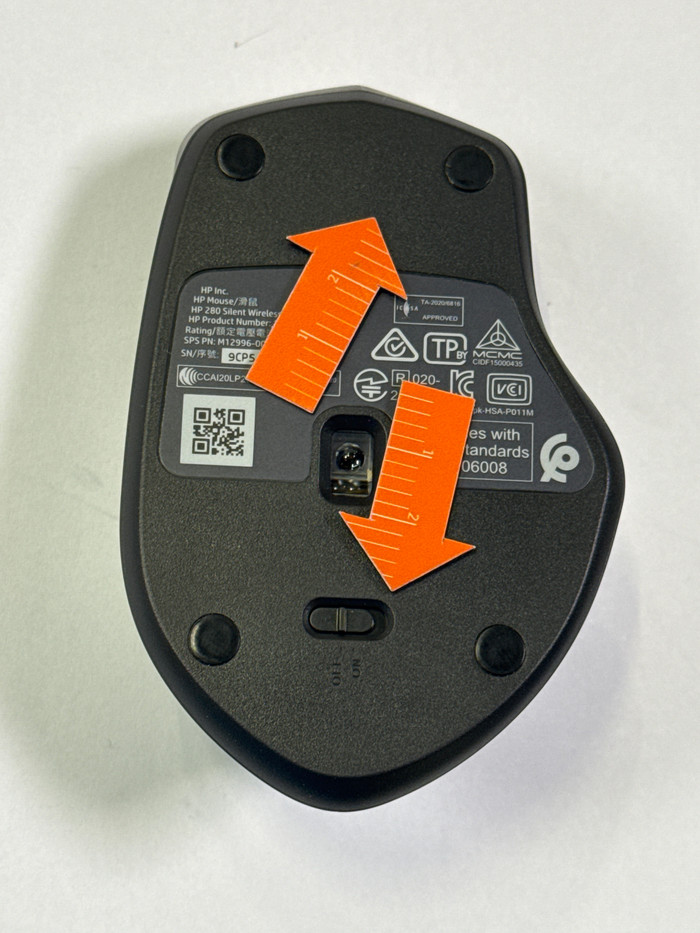 HP 280 Silent Souris Sans Fil 