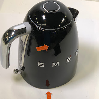 SMEG KLF03BLEU Zwart 