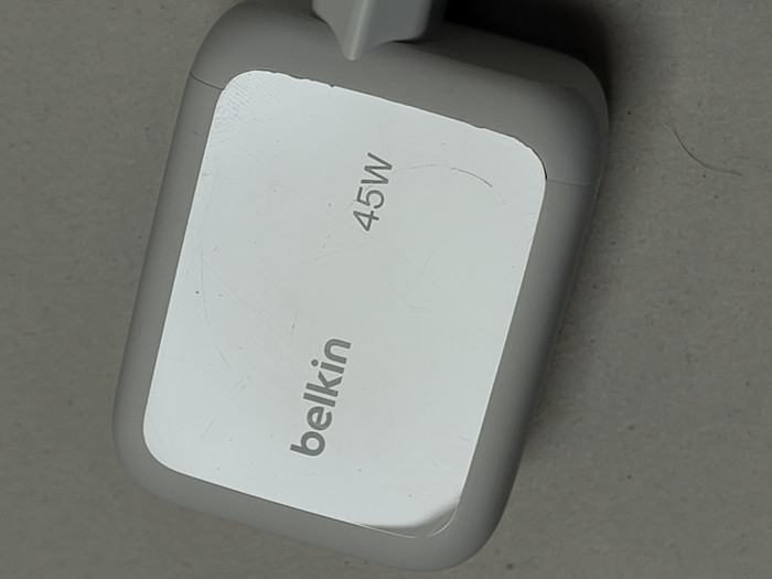 Belkin BoostCharge Pro Charger 45W USB-C White + USB-C Retractable Cable 0.8m Plastic White