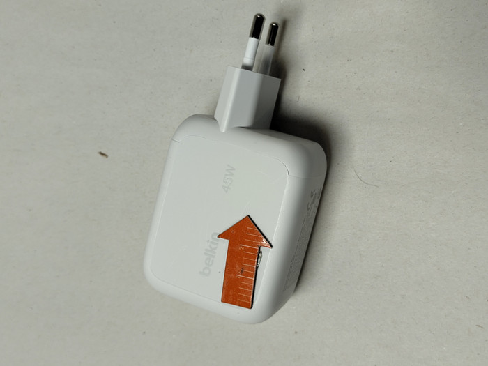 Belkin BoostCharge Pro Charger 45W USB-C White + USB-C Retractable Cable 0.8m Plastic White