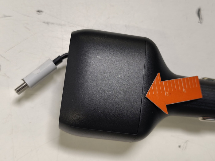 Belkin Power Delivery en Quick Charge Autolader met 2 Usb Poorten en Usb C kabel 75 Watt