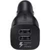 Samsung Autolader met 2 USB Poorten Zwart 2A