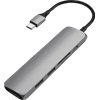 Satechi Adaptateur Multiports V2 Type C Fin Gris Sidéral