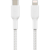 Belkin Câble USB-C vers Lightning 1 m Blanc Nylon
