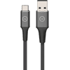 BlueBuilt Câble USB-A vers USB-C 1,5 m Nylon Noir
