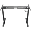Euroseats Hand Crank Adjustable Sit-Stand Frame Black