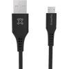 XtremeMac Usb A naar Micro Usb Kabel 1,5m Kunststof Zwart
