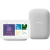 Google Nest Hub 2 Chalk + Nest Audio Chalk