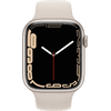 Apple Watch Series 7 4G 45mm Witgoud Aluminium Crème Sportband