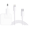 Apple Chargeur USB-C 30 W + Apple Câble Lightning 1 m Matière Synthétique Blanc