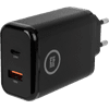 BlueBuilt Power Delivery and Quick Charge Charger with 2 USB Ports 20W Black