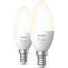 Philips Hue Candle Light White E14 Duo Pack