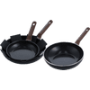 BK Simply Ceramic Set de Poêles à Frire Céramique 24 + 28 cm + Wok 28 cm