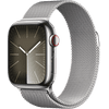Apple Watch Series 9 4G 41 mm Argent Inox Bracelet Milanais