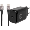 BlueBuilt Chargeur Power Delivery 30 W + Câble USB-C Nylon Noir 1,5 m