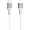 BlueBuilt USB-C vers Lightning Câble 1,5 m Nylon Blanc