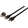 BlueBuilt Câble HDMI 4K 60 Hz Nylon 5 Mètres + Adaptateur 90°