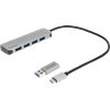 BlueBuilt 4-Poorts USB-A/C 3.0 Hub