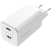 BlueBuilt Power Delivery Charger with 2 USB-C Ports 65W White