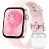 Huawei Watch Fit 3 Pink and Freebuds SE 2