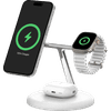 Belkin Boost Charge Pro MagSafe and Qi2 3-in-1 Wireless Charger 15W with Stand White